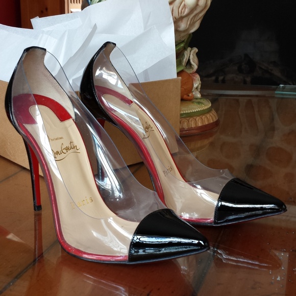 Christian Louboutin | Shoes | Christian Louboutin Debout 0 Black Patent 355  | Poshmark
